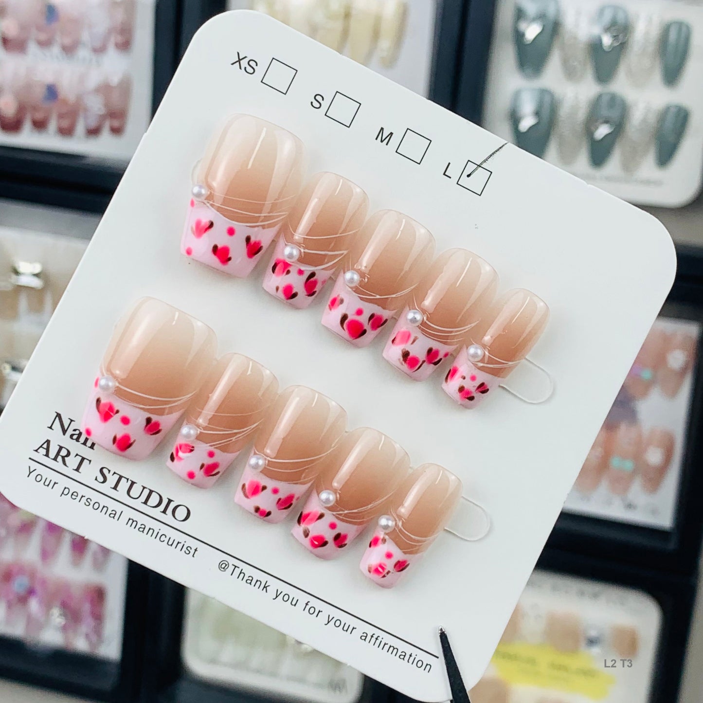 handmade press on nails live sale link