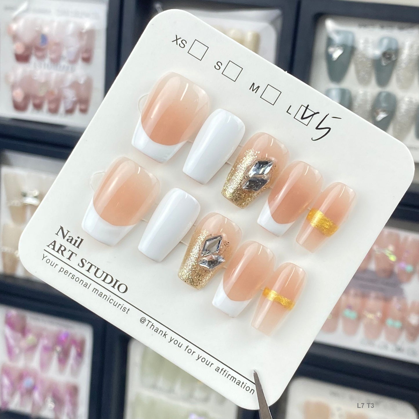 handmade press on nails live sale link